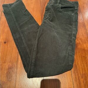 J. Crew Forest Green Corduroy Pants